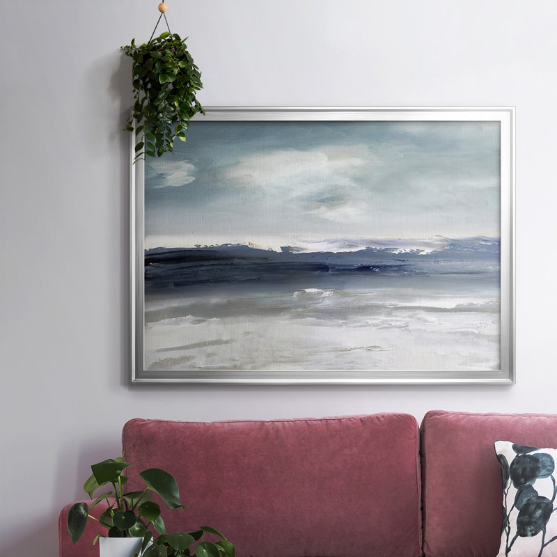Beachcombers Paradise, reproduction d'art sur toile, H 26 po x l 38 po x P 1,5 po, Argent