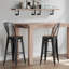Tabouret de bar en bois massif 30 po Welliver-232140838
