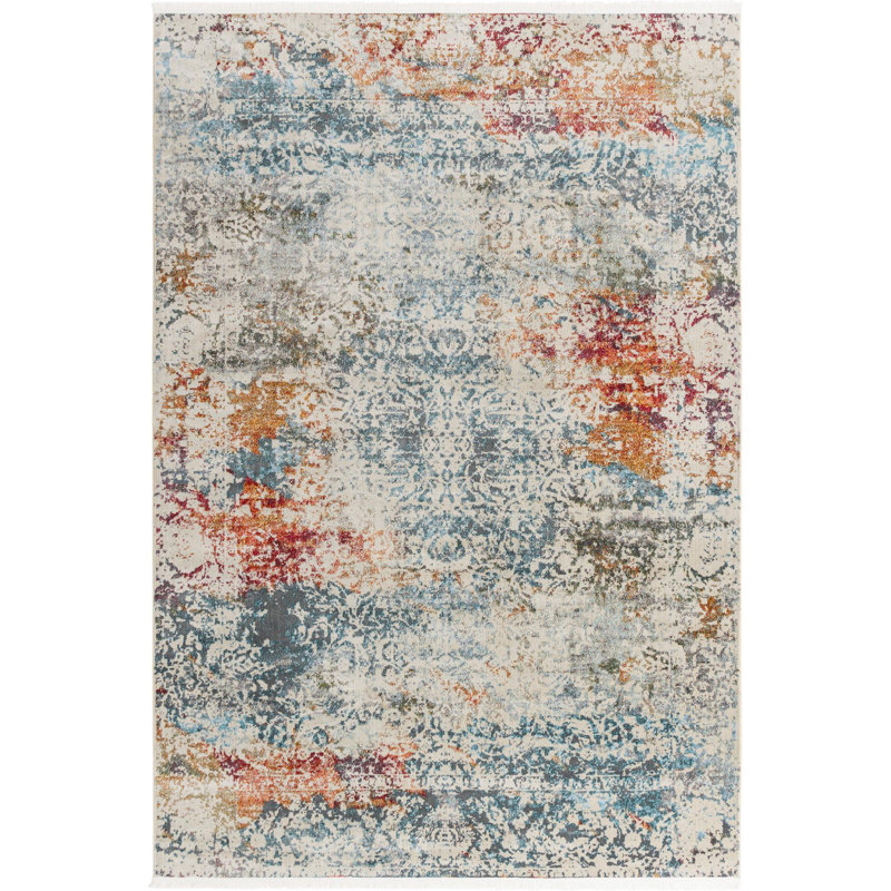 Oriental Indoor Rug, Rectangle 7' x 10'