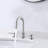 3-Hole Bathroom Faucet with 360° Swivel Spout, Ceramic Cartridge & Lead-Free Certifications - Adjustable Mounting, Dual Handle for Sink/Bathtub (CP/BN/B9/BG)-100409144