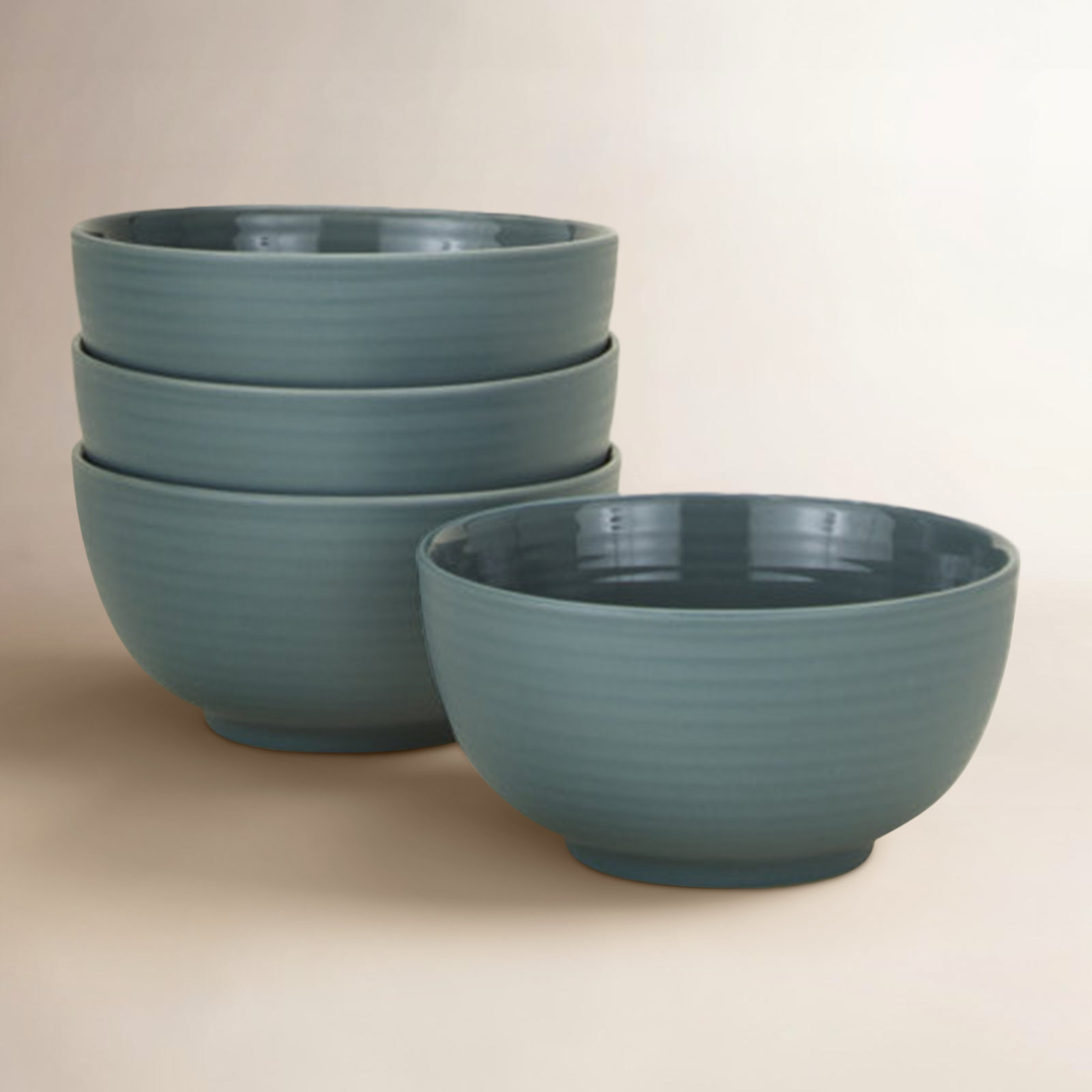 Essential 24oz. Stoneware Rice Bowl, Peacock