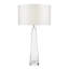 Samara Table Lamp Clear Glass Base Only