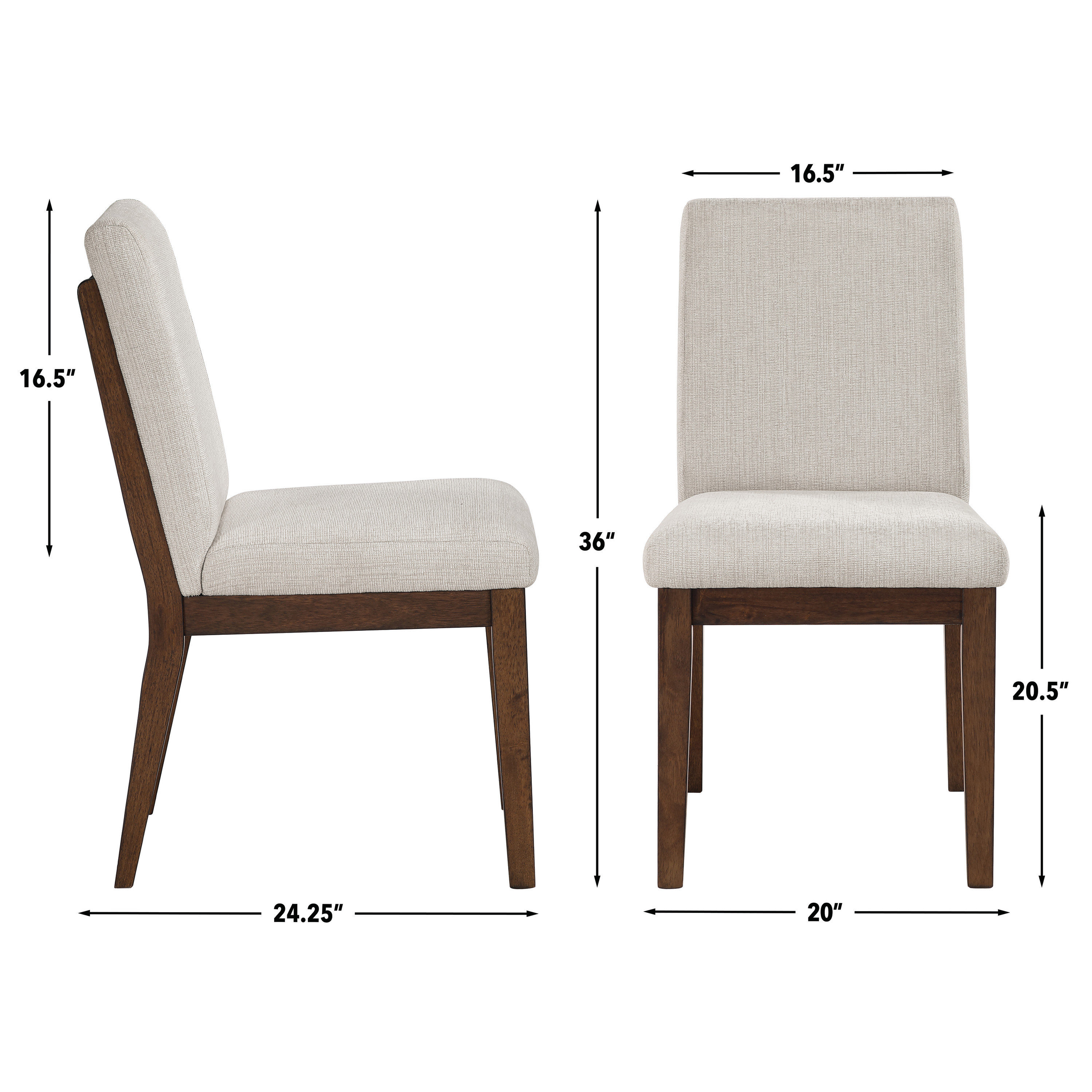 Tariel Canton Upholstered Side Chair (Set of 2)