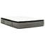 Premium 14 po Matelas hybride à ressorts ensachés, matelas en mousse viscoélastique gélifiée très moelleux pour un sommeil confortable, blanc / gris-31164214