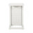 Alu C-Shaped Table White-445188991