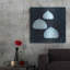 Art luxueux en métal «Leaves On Linen III» par Debra Van «Leaves On Linen III» par Debra Van Swearingen-101634287