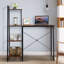 Rangement, table de jeu, bureau en bois, travail d'écriture, bureau d'école avec tablettes, fournitures scolaires-110886624
