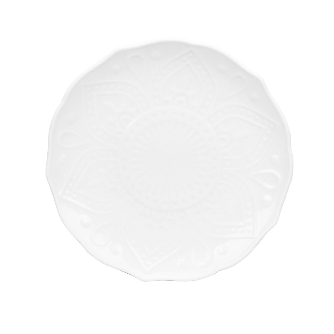 Woodville 6'' Porcelain China Bread And Butter Plate (Set of 6) Ophelia & Co.