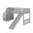 Twin Size Loft Bed With Slide-1303614072