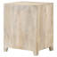 Armoire 1 porte avec tiroir en blanc délavé pour le rangement de la chambre à coucher beige
