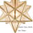Killead 1-Light Moravian Star Ceiling Light-1312267595