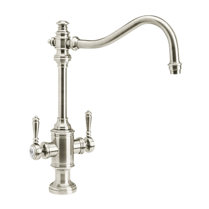 Annapolis Two Handle Kitchen Faucet, Satin Chrome
