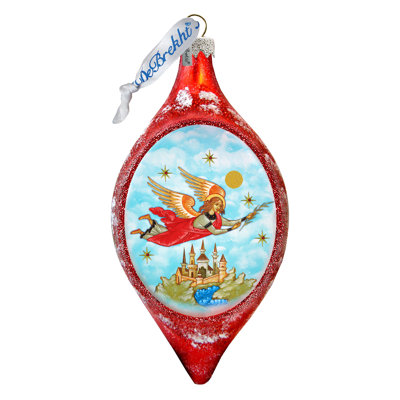 3'' Handmade Glass Hanging Figurine Ornament