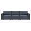 Canapé modulaire convertible avec rangement