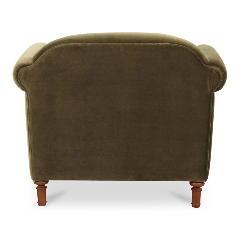 Harmony Armchair, Dark Green Velvet