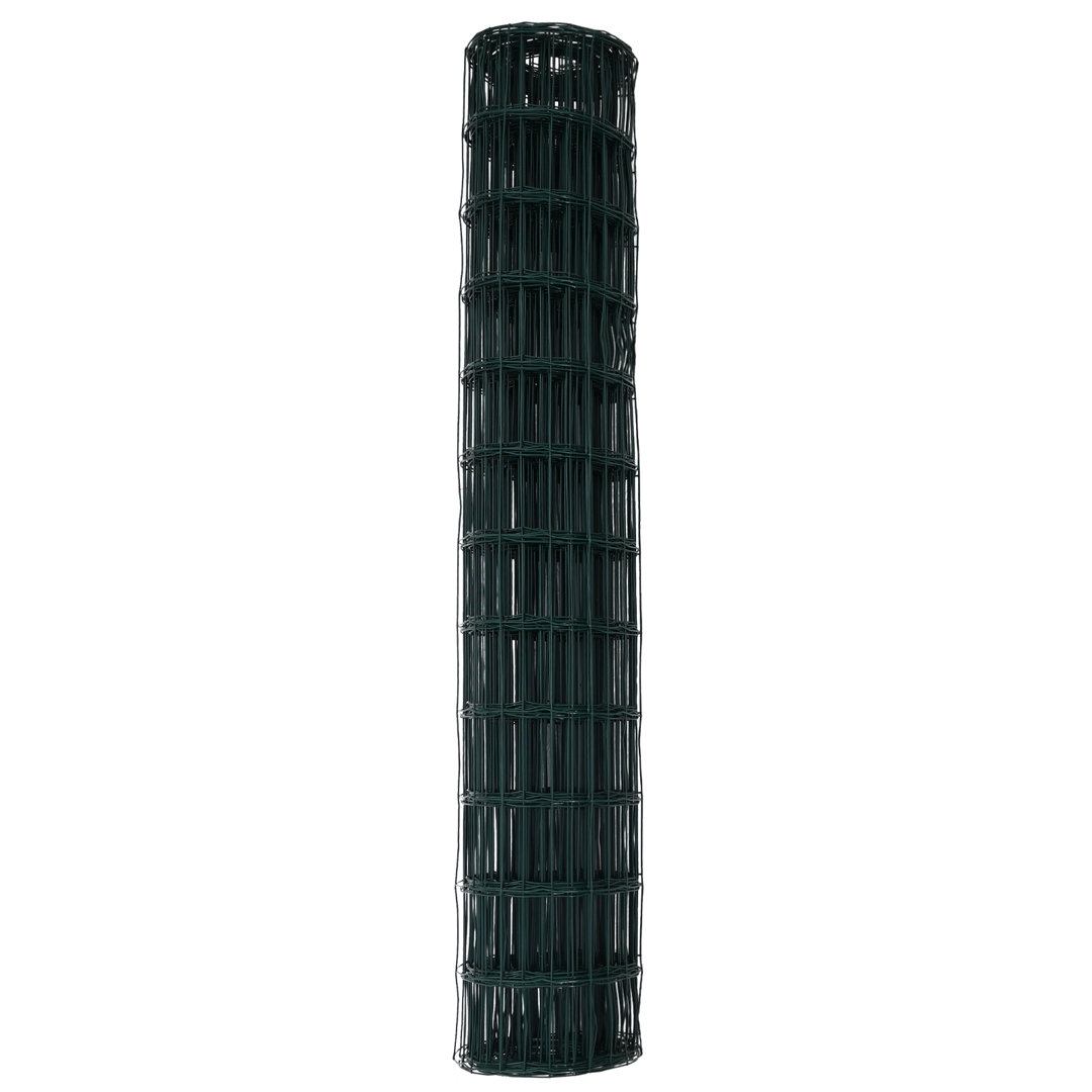 Vidaxl Euro Fence Green 1.4 X 10 M Pvc-Coated Iron - Image 2