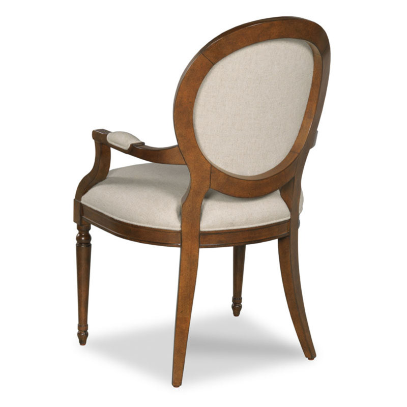 Hampton Linen Armchair, Bordeaux