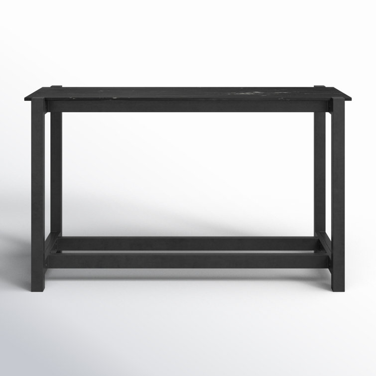 Lisbon Counter Height 70" Genuine Marble Dining Table