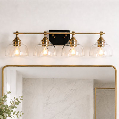 Éclairage pour meuble-lavabo à intensité variable 4 lumières Aura
