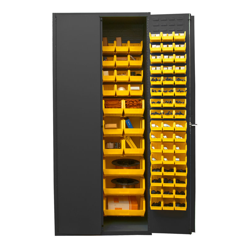 Armoire de rangement H 84 "x l 36" x p 24 "Lavandula, Jaune