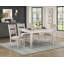 Table de salle à manger 5 pièces et 4 chaises d'appoint Modern-751626320