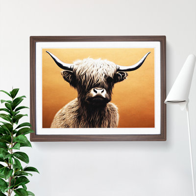 Highland Cow - Single Picture Frame Print