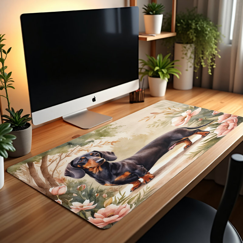 Polyester Desk Pad, 14.4x12.1