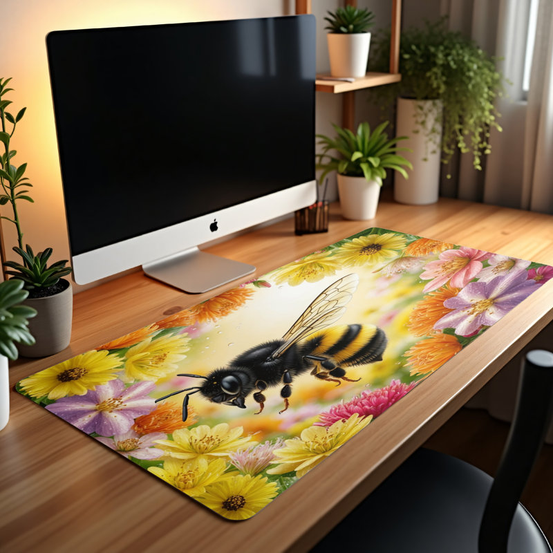 Polyester Desk Pad, 14.4x12.1