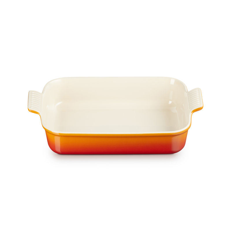 Le Creuset Stoneware Heritage Rectangular Dish, Volcanic, 32cm/3.85L