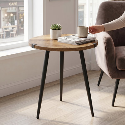 Table basse simple, table de bout moderne de 21,26 pouces pour le bureau personnel du salon