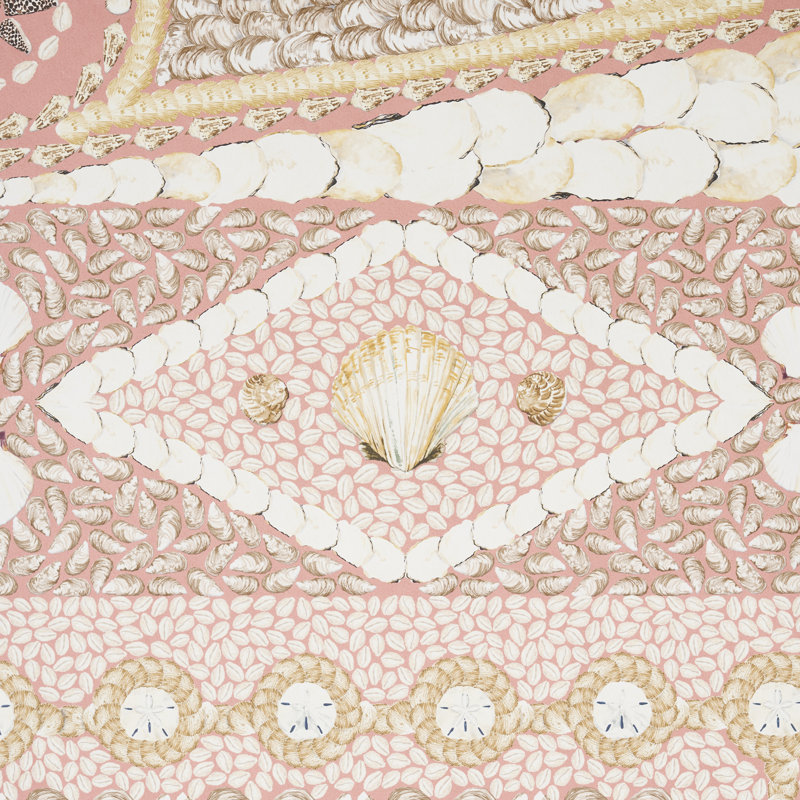 Papier peint Schumacher x Mary McDonald, Corail