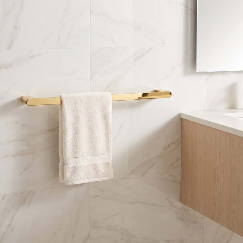 Linear 1 Towel Bar, Polished Chrome