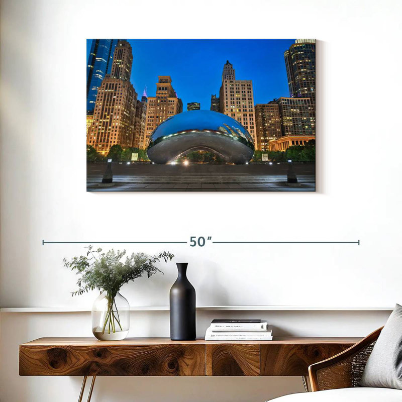 Sireci Cloud Gate Sculpture, 24" H x 36" W