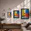 Constructivist Planes Geometric - Print-1019549088-1019549102