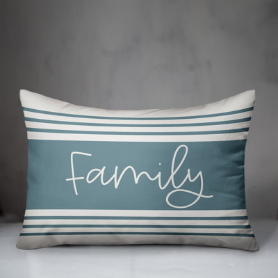 Striped Outdoor Throw Pillow