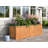 Barros Solid Cedar Rectangular Planter Box with Drainage Holes-2102627043-2088857658