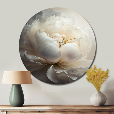 Digrazia - Floral Round Metal Art