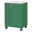 Meuble-lavabo de salle de bain avec lavabo, armoire de salle de bain avec tablette de rangement latérale ouverte-1178212175