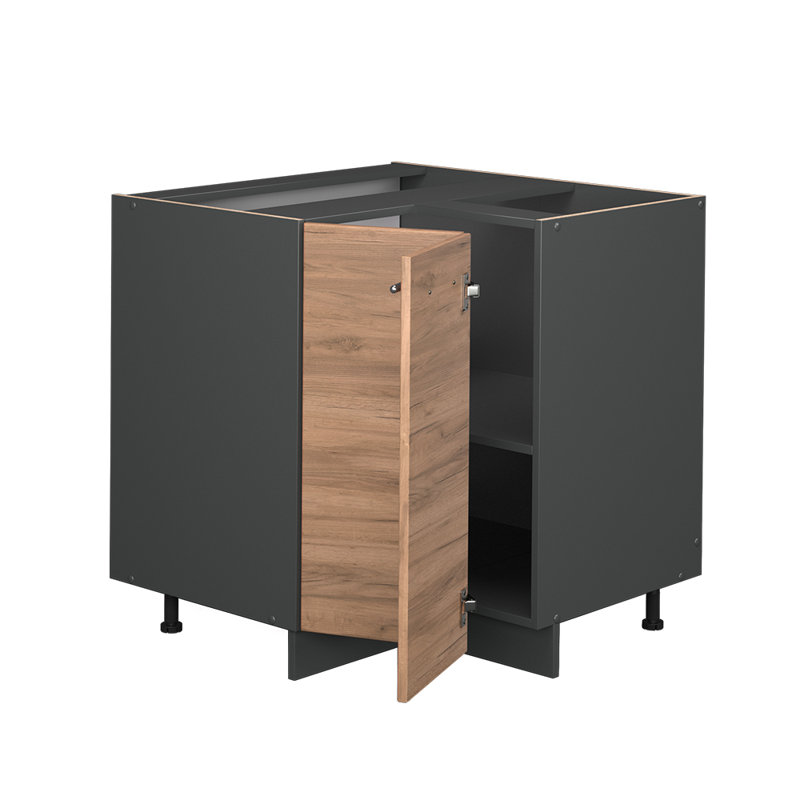 Fame 311 + front white HGL_80.5 x 82 x 51.6, Black/Brown