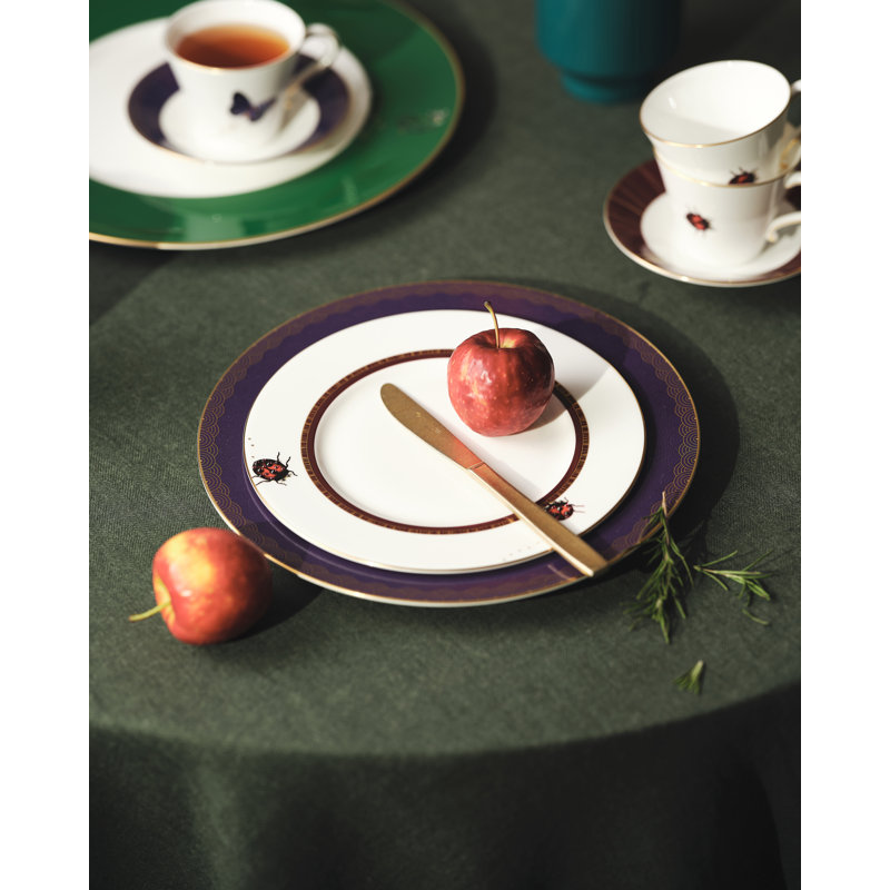 Handmade China Salad/Dessert Plate