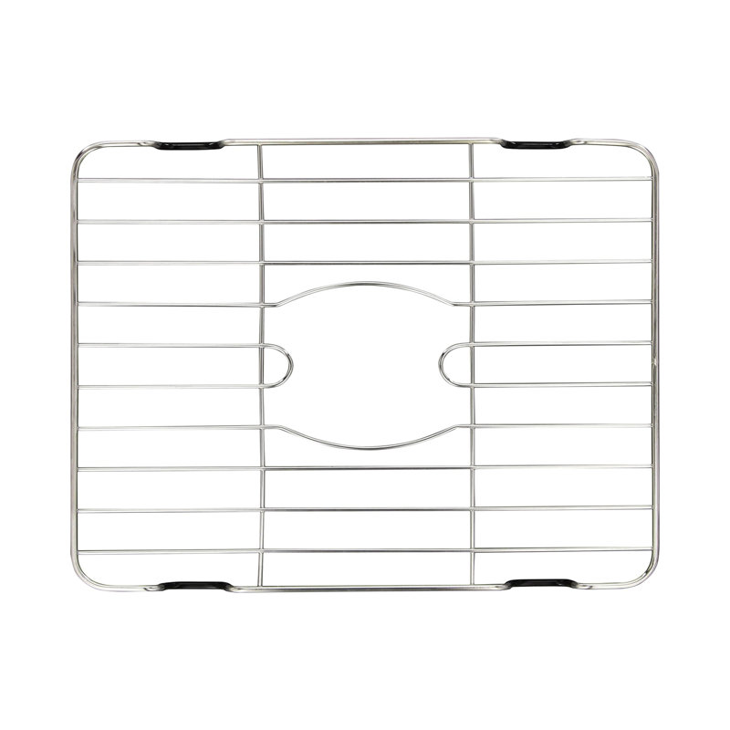 Protecteur d'évier en acier inoxydable, H 1 po x l 12,63 po x P 16,5 po