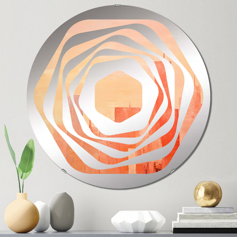 Samaya - Miroir décoratif Amorphe, 23,6 po x 23,6 po