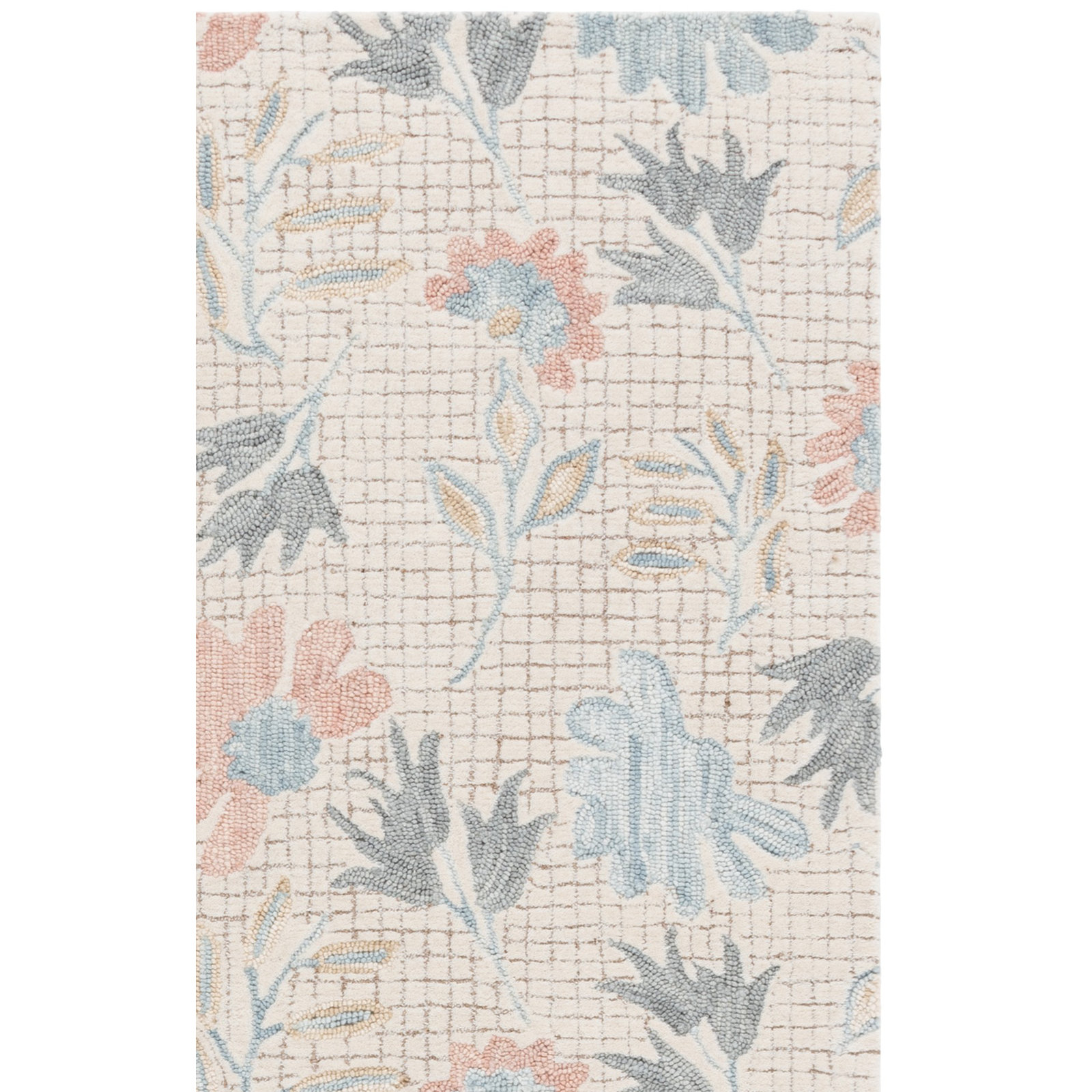 Jardin Hand Tufted Wool, Cotton Floral Indoor Rug, Runner 2'3" x 8'