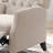 Mid-Century Inspired Pushback Recliner Chair With Tufted Upholstery And Wingback Design-1560632720