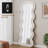 Flannel Full Length Wave  Floor Mirror  For Bedroom Living Room Hanging Or Against The Wall(White)-758068321