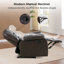 Fauteuil inclinable en similicuir de 38 po Emryn-91951214