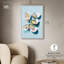 Oyster Iris, reproduction d'art sur toile par Art Remedy, cadre blanc, 24 x 36-501421195-501421194