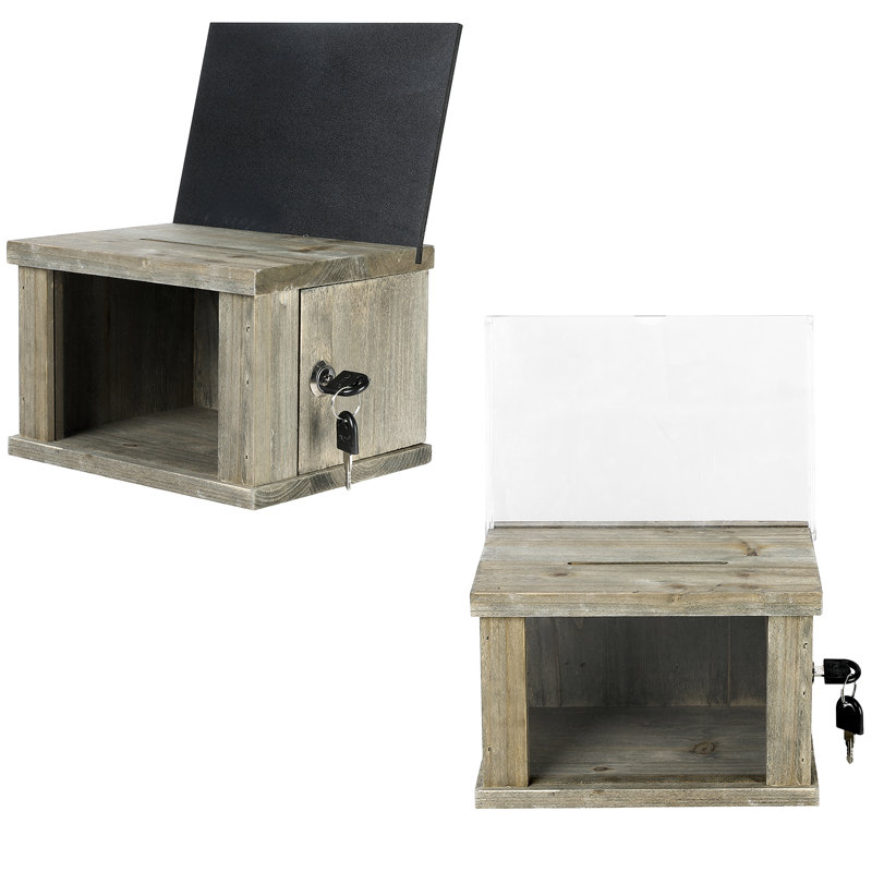 Ensemble de boîtes en bois massif