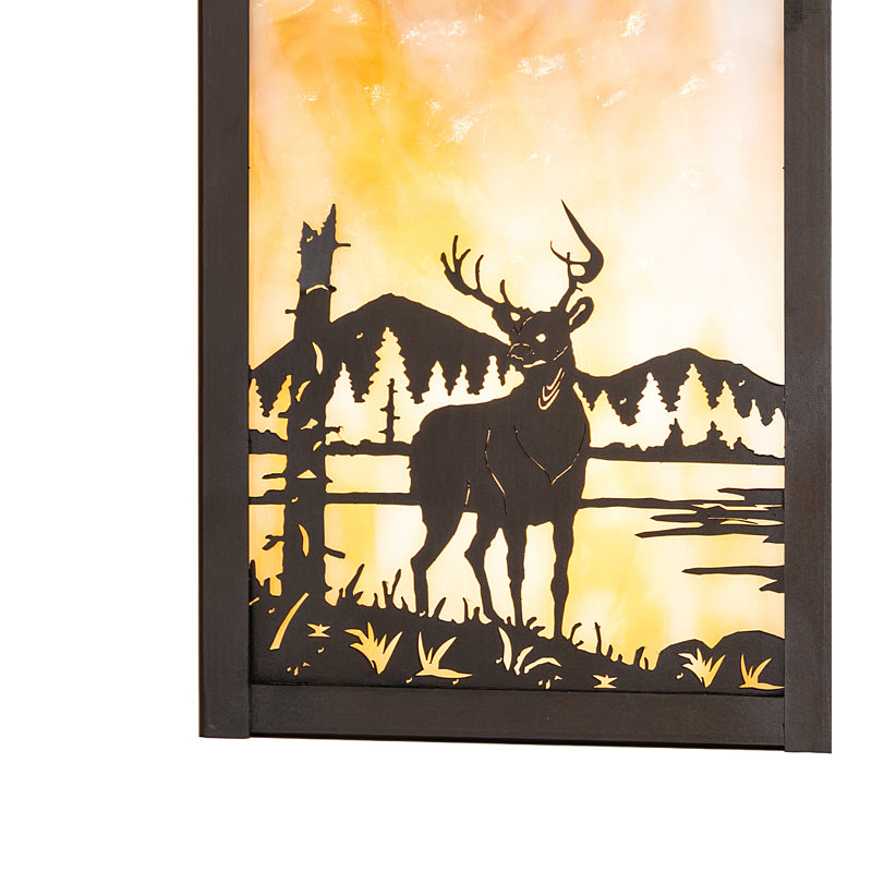 1 - Light Flush Mounted Sconce
