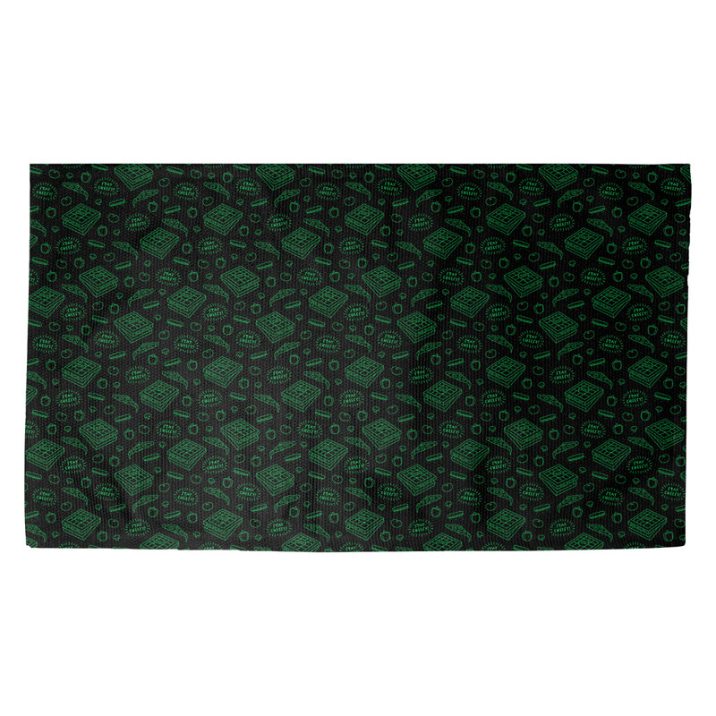 Tapis de porte d’intérieur anti-dérapant pizza Kitterman, Rectangle 2 pi 1 1/2 po x 3 pi 6 po